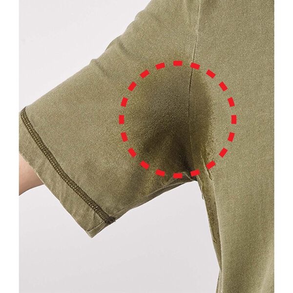 YU'NOW（ユナウ）の「ヒンヤリ冷感！汗取りパッド付クールシリーズ　ハーフフレンチ（肌着・インナーウェア）」｜詳細画像