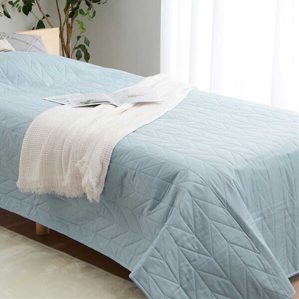 iellio（イエリオ）の「防水マルチカバー＜ソファカバー・ベッドカバー・ラグ・防水・抗菌防臭＞（ソファーカバー）」｜ブルーグレー