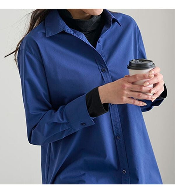 BELLUNA（ベルーナ）の「なめらかテンセル（ＴＭ）繊維ストレッチプルオーバー（カットソー）」｜詳細画像