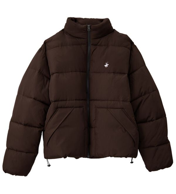 Viola e Viola（ヴィオラ エ ヴィオラ）の「【ビバリーヒルズポロクラブ】男女兼用フェイクダウンコート（ハーフコート）」｜詳細画像