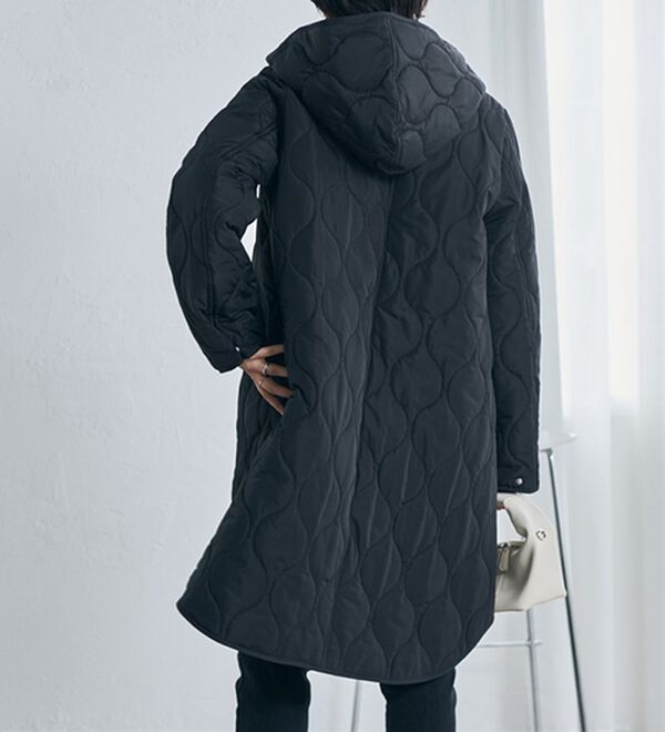 RANAN（ラナン）の「３ｗａｙキルティングロングコート（ロングコート）」｜詳細画像