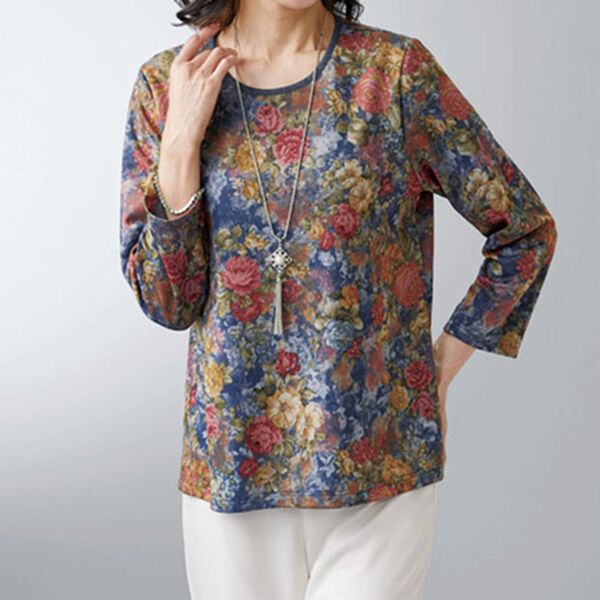 BELLUNA（ベルーナ）の「デニム調プリントジャケットアンサンブル（その他ジャケット）」｜詳細画像