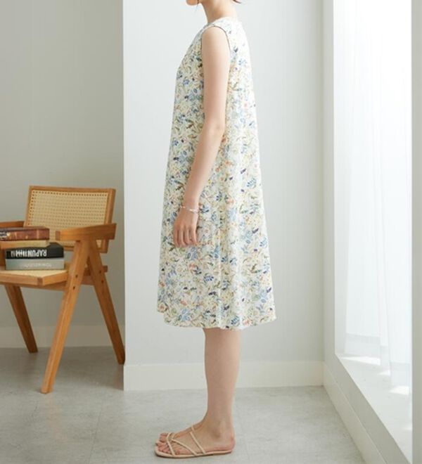 BELLUNA（ベルーナ）の「【ひんやり接触冷感】レーヨン素材ノースリーブワンピ－ス（その他ワンピース）」｜詳細画像