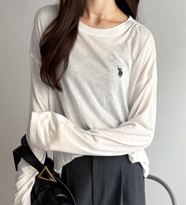 GeeRA（ジーラ）の「【Ｕ．Ｓ．ＰＯＬＯ　ＡＳＳＮ．】スラブシアーロンＴ（Tシャツ）」｜詳細画像