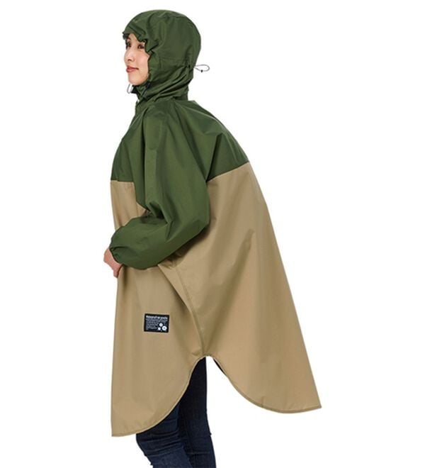 「フードがずれにくいレインコート（レイングッズ）」｜詳細画像