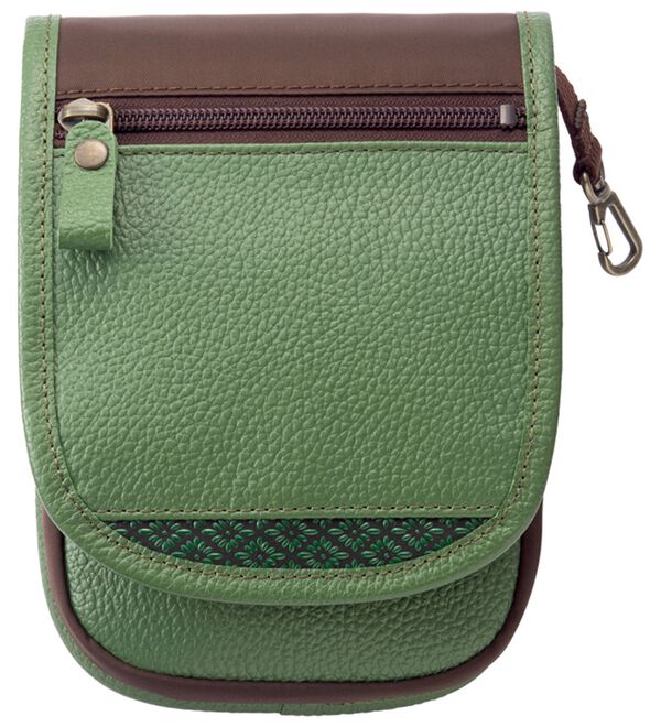 「＜日本製＞印伝使い馬革備忘録ポーチ（その他メンズファッション小物）」｜詳細画像