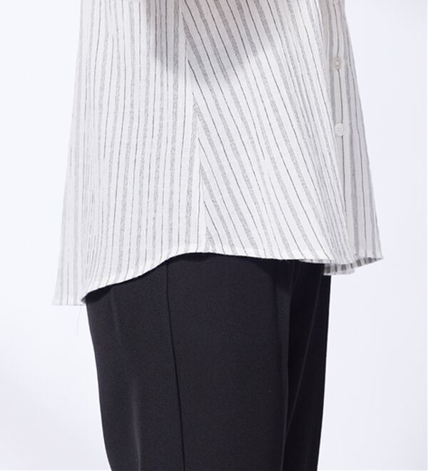 BELLUNA（ベルーナ）の「スキッパー衿ぽこぽこ素材ブラウス（ブラウス）」｜詳細画像