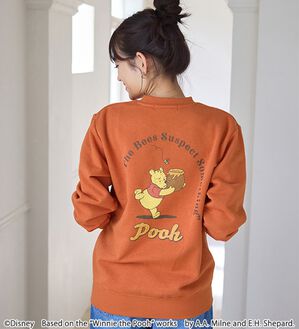 BELLUNA（ベルーナ）の「＜Ｄｉｓｎｅｙ＞【プー】バックプリント裏起毛トレーナー（トレーナー・スウェット）」｜詳細画像