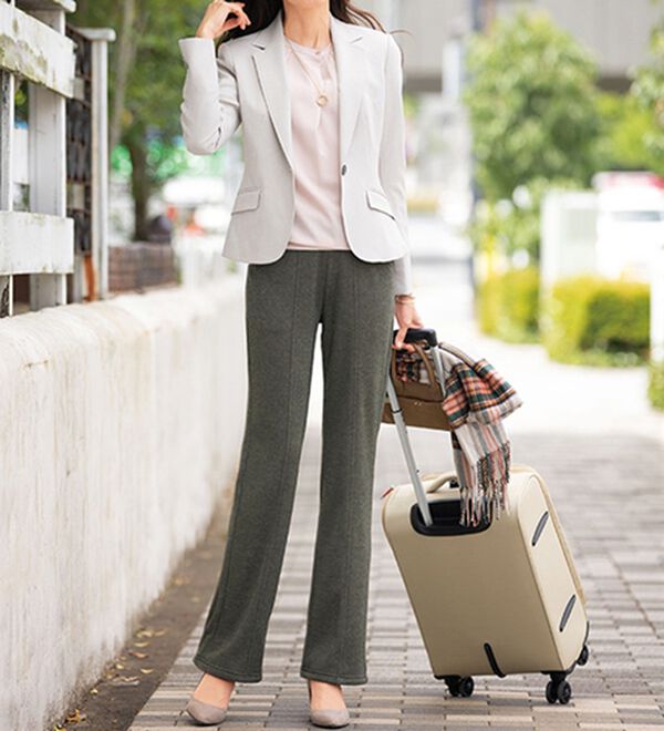 ルフラン（ルフラン）の「【３本組】冬でもあったか！お出かけパンツ（フルレングスパンツ）」｜詳細画像