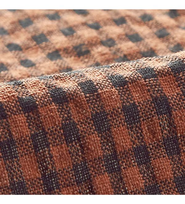 BELLUNA（ベルーナ）の「【２本組】やわらか綿１００％チェック柄ポケットゆるパンツ（フルレングスパンツ）」｜詳細画像