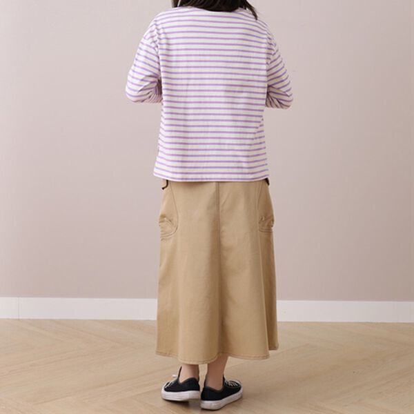 BELLUNA（ベルーナ）の「＜ｓｏｒａｆｕｋｕ＞ポケット使いフレアースカート（ロングスカート）」｜詳細画像