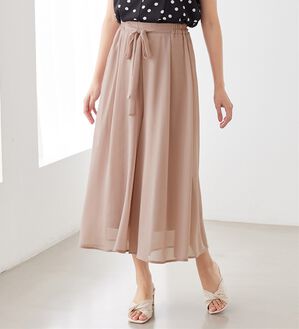 alotta（アロッタ）の「ふんわりシフォンワイドパンツ（ワイドパンツ・ガウチョ）」｜詳細画像