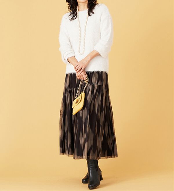 BELLUNA（ベルーナ）の「ふわふわシャギープルオーバー（ニット・セーター）」｜詳細画像