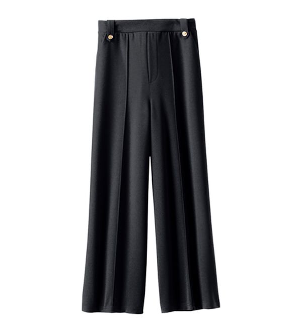 BELLUNA（ベルーナ）の「ツイルストレッチ素材ワイドパンツ（その他パンツ）」｜詳細画像