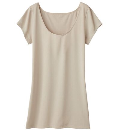 「ひんやりフレンチ袖インナー　ベルクール（肌着・インナーウェア）」