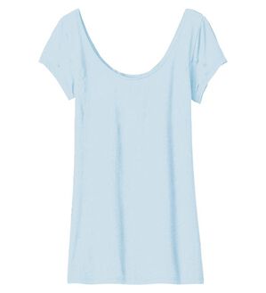 LAVIENNE（ラヴィエンヌ）の「ひんやり汗取りインナー　オフショルダー＜ラヴィクール＞（肌着・インナーウェア）」｜サックス オフショル