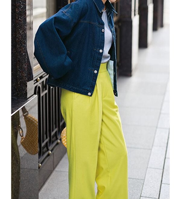 RANAN（ラナン）の「キレイ見え！防風ワイドパンツ（フルレングスパンツ）」｜詳細画像