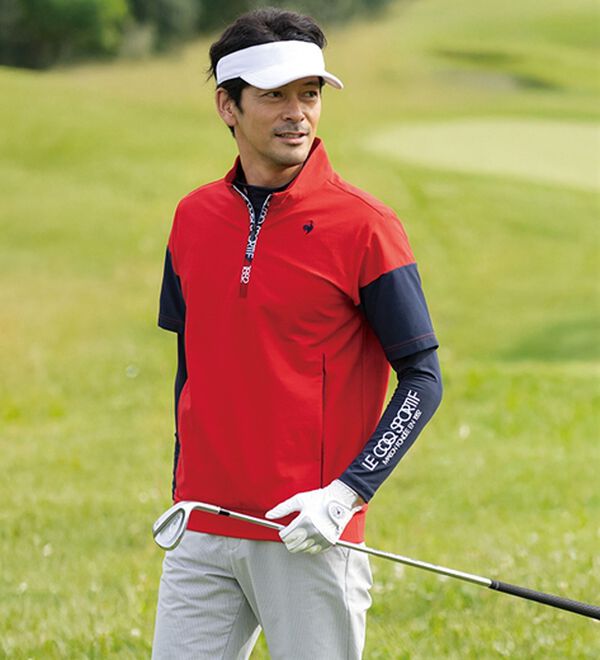 「＜ルコックスポルティフ＞インナー付半袖カットソー（メンズＴシャツ）」｜詳細画像