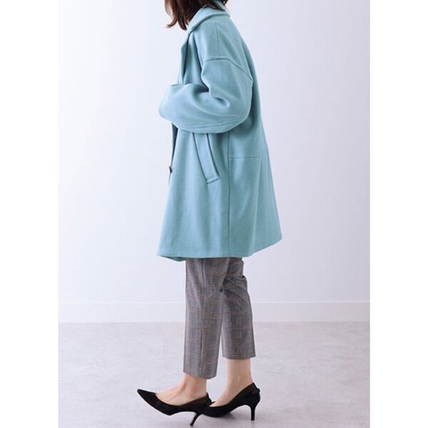 BELLUNA（ベルーナ）の「ウール調素材ピーコート（ロングコート）」｜詳細画像