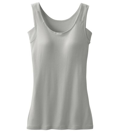 LAVIENNE（ラヴィエンヌ）の「＜さらりラボ＞サラッと涼しい綿混カップ付タンク（肌着・インナーウェア）」