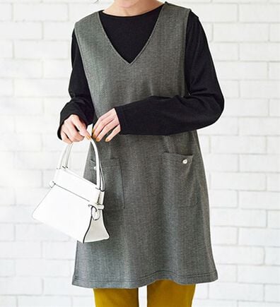 BELLUNA（ベルーナ）の「ジャカード素材ジャンスカアンサンブル（アンサンブル）」