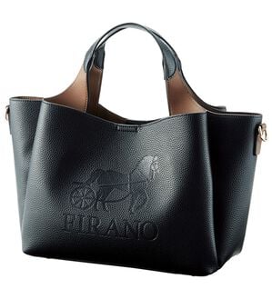 「【４点セット】＜ＦＩＲＡＮＯ＞ホースロゴバッグ（その他バッグ）」｜ブラック