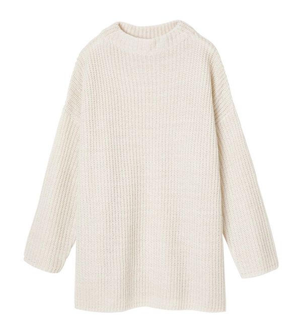 24日まで！ 新品 ☆ meri ニット チュニック &amp; リブパンツ セット 24日まで！ 新品 ☆ meri ニット チュニック & リブパンツ セット