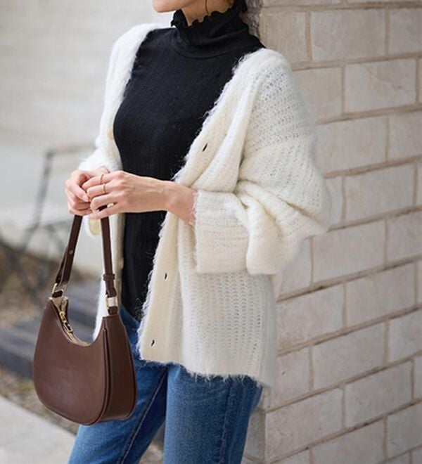 LAVIENNE（ラヴィエンヌ）の「着回し力抜群！綿１００％着映えリブインナー（肌着・インナーウェア）」｜詳細画像