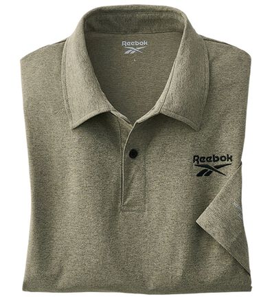 「＜リーボック＞メッシュ切替杢調ポロシャツ（メンズポロシャツ）」