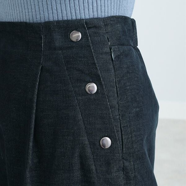 BELLUNA（ベルーナ）の「コーデュロイ素材ワイドパンツ（ワイドパンツ・ガウチョ）」｜詳細画像