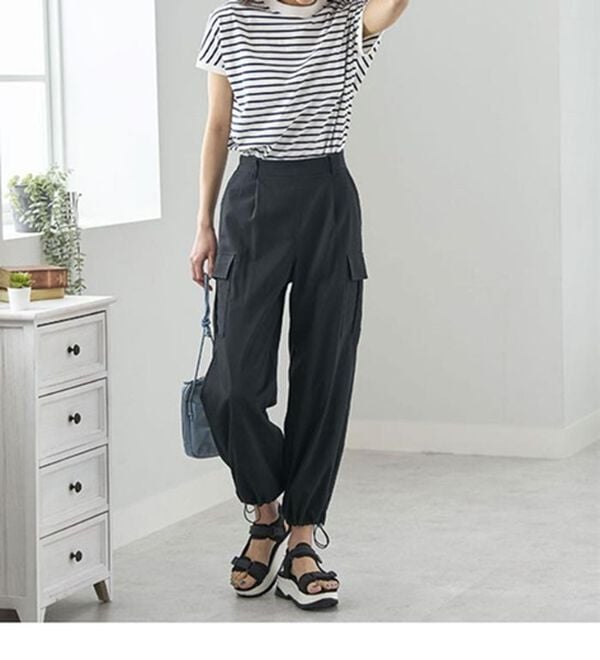 BELLUNA（ベルーナ）の「サラリ快適！ビンテージ調カーゴパンツ（その他パンツ）」｜詳細画像