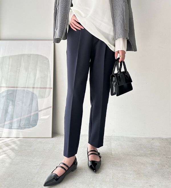 GeeRA（ジーラ）の「美脚きれい魅せ！テーパードパンツ（フルレングスパンツ）」｜詳細画像