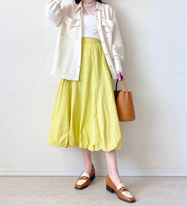 BELLUNA（ベルーナ）の「【低身長さん向け】バルーンスカート（ロングスカート）」｜詳細画像