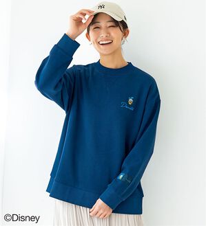 BELLUNA（ベルーナ）の「＜Ｄｉｓｎｅｙ＞刺しゅうデザイントレーナー（トレーナー・スウェット）」｜ドナルド(ネイビー)