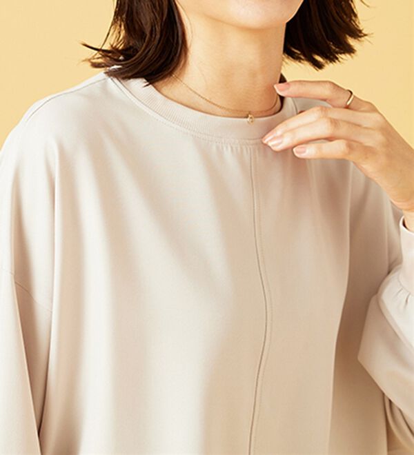 BELLUNA（ベルーナ）の「きれい見えドルマンプルオーバー（カットソー）」｜詳細画像