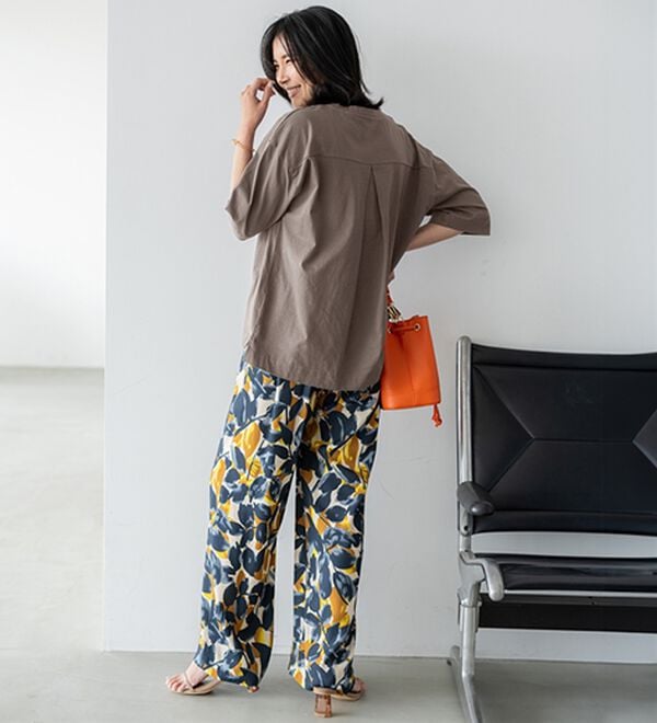 BELLUNA（ベルーナ）の「ひんやリッチコットン大人のゆったりプルオーバー（カットソー）」｜詳細画像