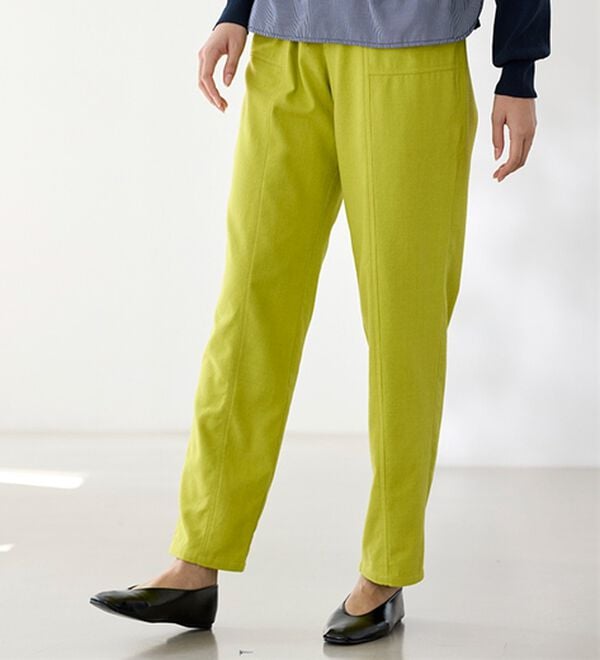 BELLUNA（ベルーナ）の「綿１００％やわらかゆるパンツ（フルレングスパンツ）」｜詳細画像