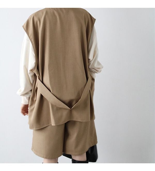 GeeRA（ジーラ）の「ベルト付ショートパンツ（その他パンツ）」｜詳細画像