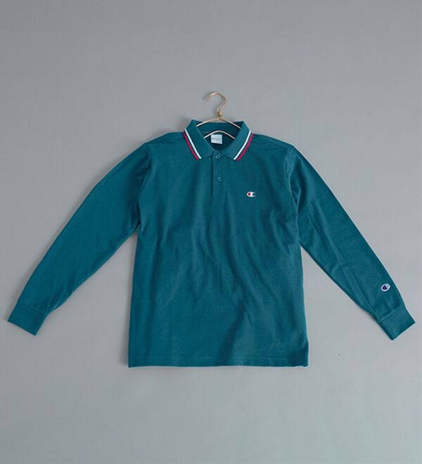 「＜チャンピオン＞鹿の子デザインポロシャツ（メンズポロシャツ）」｜詳細画像