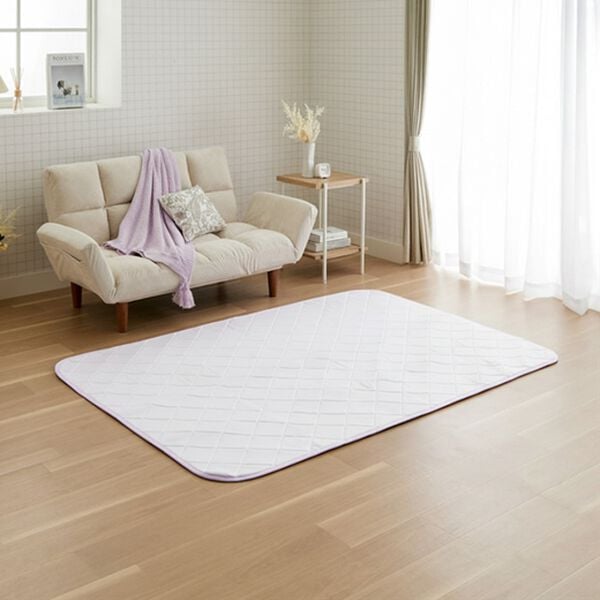 iellio（イエリオ）の「ひんやりもちもちで触れたくなる　洗えるラグ＜低反発・滑りにくい・接触冷感・防ダニ・カーペット・１．５畳・２畳・３畳＞（ラグ）」｜詳細画像