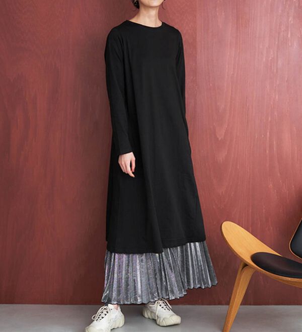 RANAN（ラナン）の「【選べる２丈】＜ＢＣ＞ポケット付マキシワンピース（その他ワンピース）」｜詳細画像