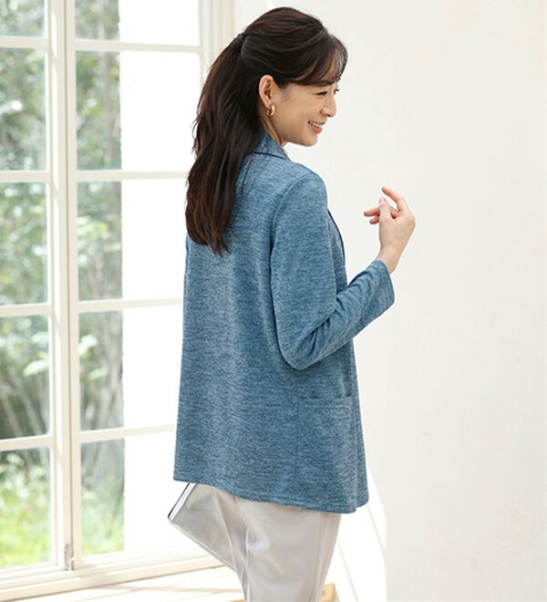 ルフラン（ルフラン）の「軽やかな着心地！メランジ調アンサンブル（アンサンブル）」｜詳細画像