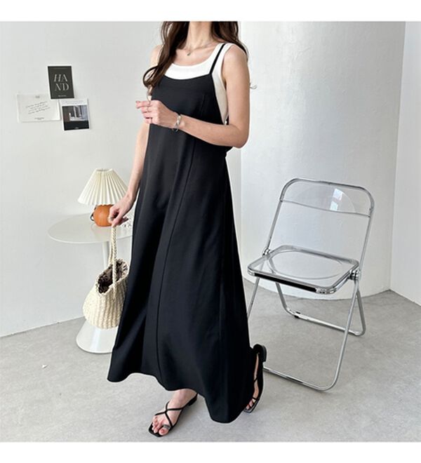 GeeRA（ジーラ）の「リネンライクロングキャミワンピース（その他ワンピース）」｜詳細画像