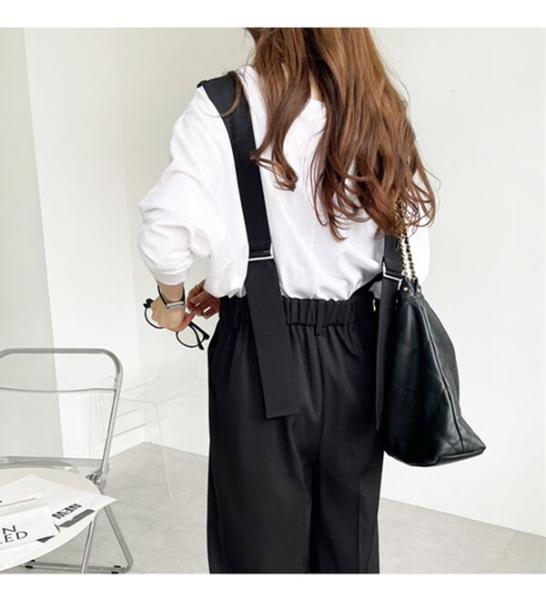 GeeRA（ジーラ）の「バックデザインサロペット（オールインワン）」｜詳細画像