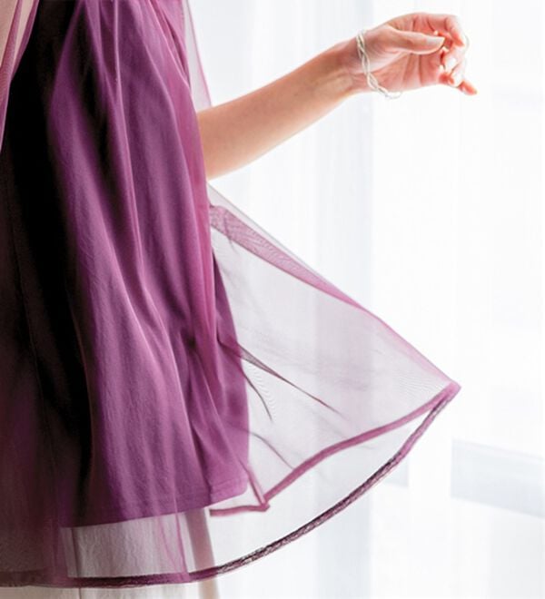 BELLUNA（ベルーナ）の「ふわり涼やか！チュール重ねチュニック（チュニック）」｜詳細画像