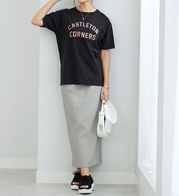 GeeRA（ジーラ）の「【着回し力◎】楽ちんすっきり見え！リブロングスカート（ロングスカート）」｜詳細画像