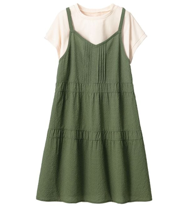 ルフラン（ルフラン）の「【２色組】【ｐｌｕｓＯＮＥ】４点カバーチュニック（チュニック）」｜詳細画像