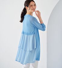 BELLUNA（ベルーナ）の「スタイルアップ！バックフレアカーディガン（ニットカーディガン）」