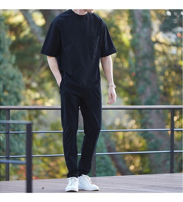 「部屋着に見せない！大人のきれいめＴシャツ・パンツ（メンズＴシャツ）」｜詳細画像