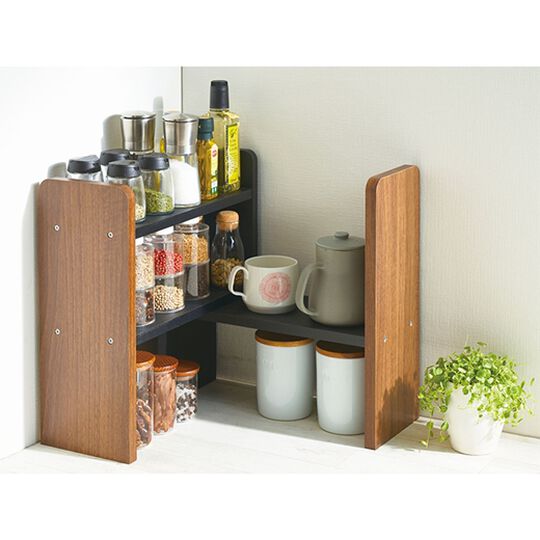 ヴィンテージ風スパイスラック＜調味料ラック＞ - ベルーナ【公式】